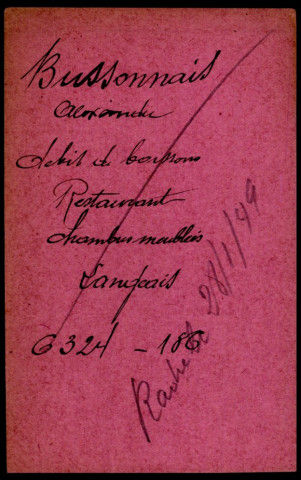 Bussiere - Carissant