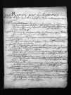 Collection du greffe. Baptêmes, mariages, sépultures, 1706