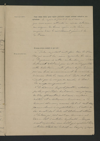Procès-verbal de visite (11 juillet 1874)
