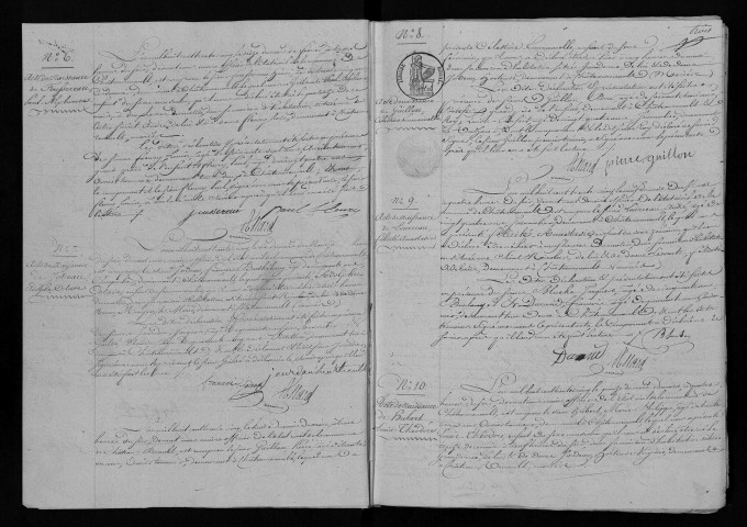 Naissances, 1836-1854