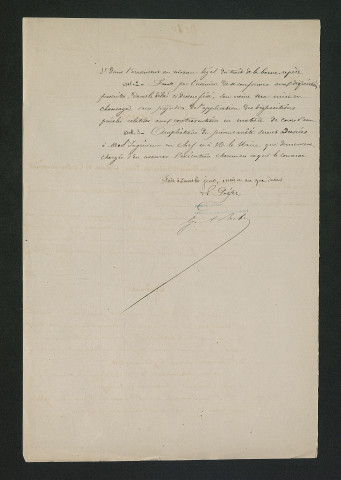 Arrêté (2 juillet 1864)