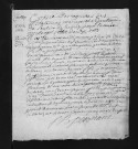 Collection du greffe. Baptêmes, mariages, sépultures, 1712-1713