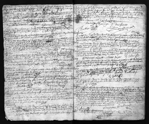 Collection communale. Baptêmes, mariages, sépultures, 1674-1684