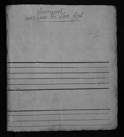 Naissances, mariages, décès, an VII-an VIII