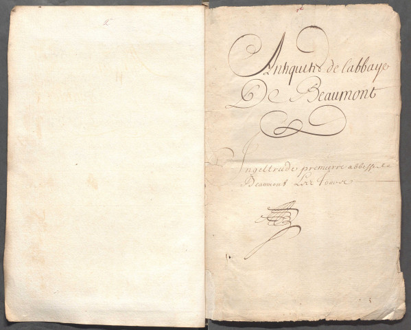 Chronique de l'abbaye de Beaumont-les-Tours, depuis son origine jusqu'à l'année 1657, précédée d'une notice sur les antiquités de cette abbaye.