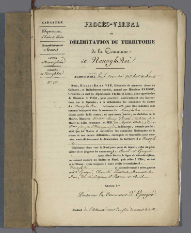 Neuvy-le-Roi (1830, 1940)