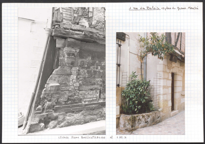 1 rue des Balais et 15 Place du Grand Marché.