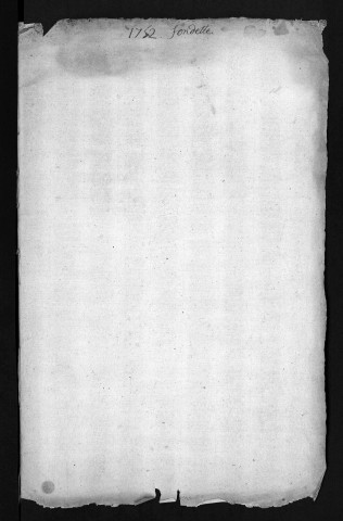 Collection du greffe. Baptêmes, mariages, sépultures, 1752