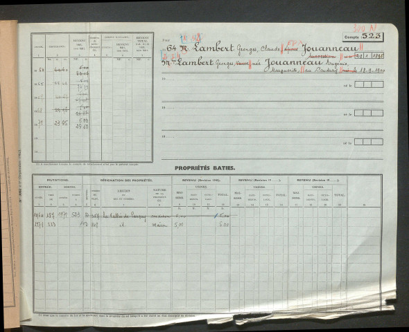 Comptes actifs L - Z.