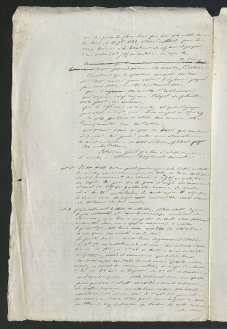 Règlement d'eau, nouvel avis du préfet (3 mai 1843)
