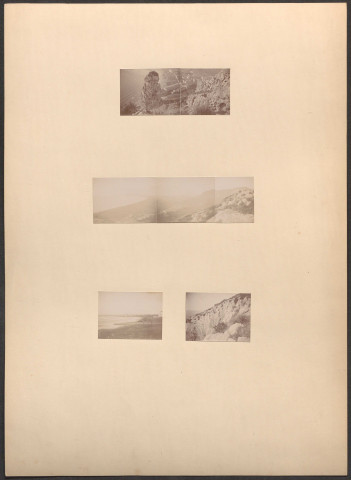 Italie. Vue en hauteur d'une ville.