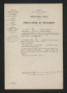 Procès-verbal de récolement (4 mars 1904)
