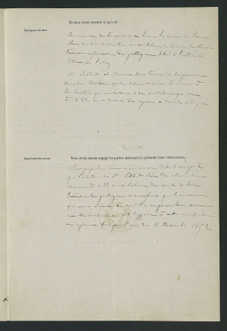 Procès-verbal de visite (29 mai 1857)