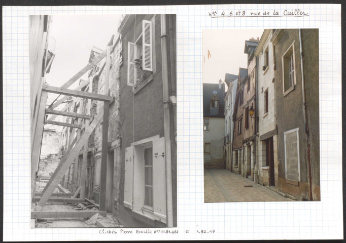 4, 6 et 8 rue de la Cuiller.