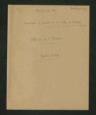 Moulin de Cangé à Neuillé-Pont-Pierre (1829-1972) - dossier complet