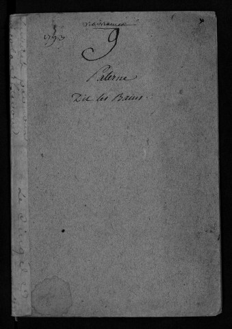 Naissances, mariages, décès, 1793-an III