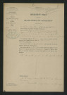 Procès-verbal de récolement (8 novembre 1890)