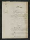 Demande de modification du système de prise d'eau (27 novembre 1857)