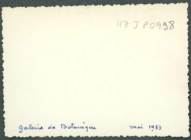 Paris. Muséum d'histoire naturelle, galerie de botanique.