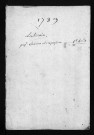 Baptêmes, mariages, sépultures, 1789