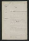 Travaux réglementaires. Mise en demeure d'exécution (22 juin 1860)
