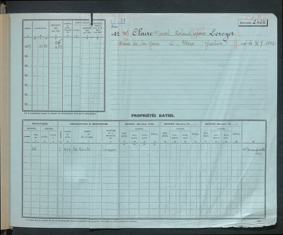 Comptes actifs Cl - D.