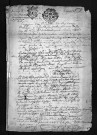 Collection du greffe. Baptêmes, mariages, sépultures, 1740-septembre 1741
