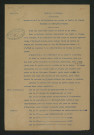 Vérification du remous du moulin de Ménard (31 août 1912)