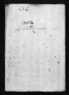 Collection du greffe. Baptêmes, mariages, sépultures, 1787