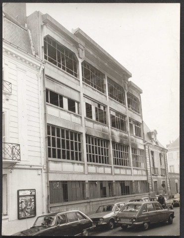 29 rue Émile Zola, après incendie, avant destruction.