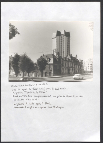 Vue du quai du Pont Neuf vers le sud-ouest.