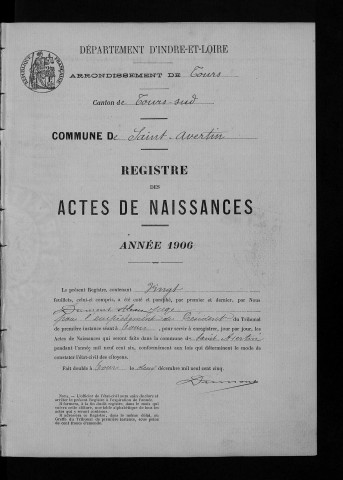 Naissances, 1906-1922