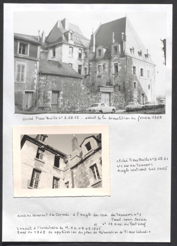 1 rue des Tanneurs ; angle rentrant sud-ouest.