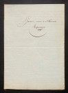HAUBOIS, Mathurin Antoine (1815-1816)