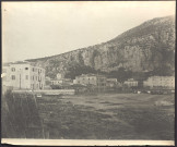 Terracine. Vue depuis la plage.