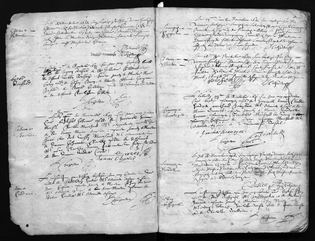 Collection communale. Baptêmes, 1641-2 juillet 1655