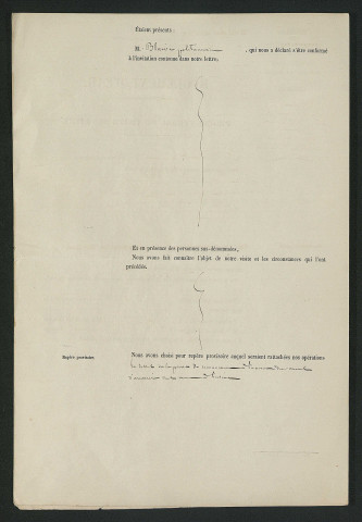 Procès-verbal de visite (7 juin 1859)