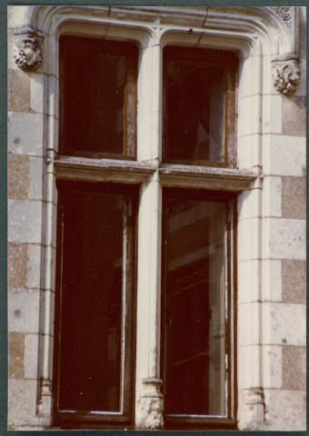 Monts, château de Candé : fenêtre.