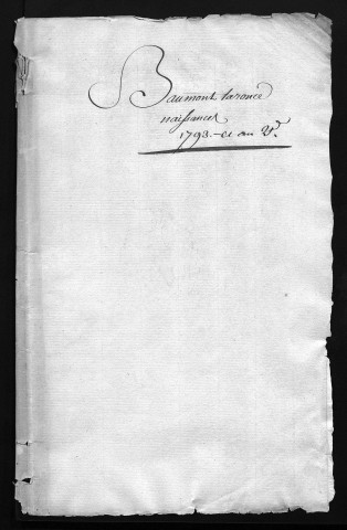 Naissances, mariages, décès, 1793-an X - Pour les mariages de l'an VII et de l'an VIII, se reporter à la municipalité de canton (Neuvy)