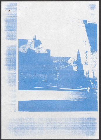 Maison du XVIème siècle, dite Justice des Bains, place Grégoire de Tours : photocopies de photos (2/3).