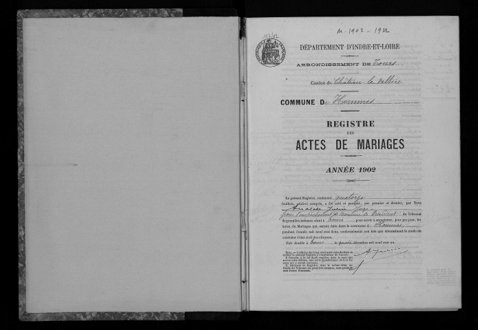 Mariages, 1902-1905