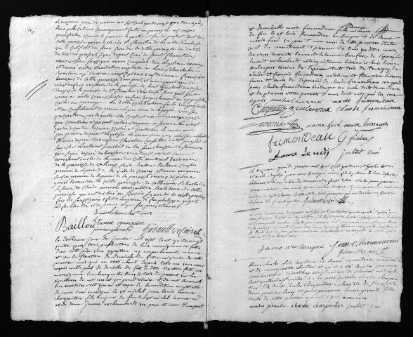 Collection du greffe. Baptêmes, mariages, sépultures, 1784