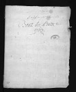 Collection du greffe. Baptêmes, mariages, sépultures, 12 janvier 1763-6 janvier 1764