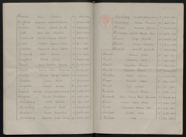 Naissances, mariages, décès