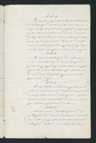 Règlement d'eau (3 novembre 1845)