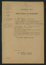 Contrôle de la conformité des travaux au règlement d'eau, visite de l'ingénieur (20 décembre 1906)