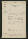 Procès-verbal de récolement (20 février 1869)