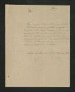 Documents relatifs au règlement d'eau des moulins du Puits, de Loché et de Nouinteau (1850-1851)