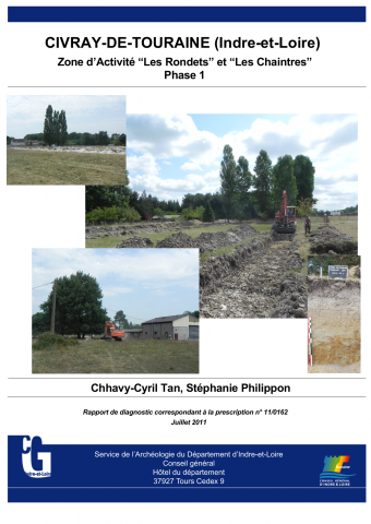 Civray-de-Touraine, zone d'activité "Les Rondets" et "Les Chaintres". Phase 1