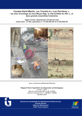 Candes-Saint-Martin, rue Trochet et "Les Perrières"